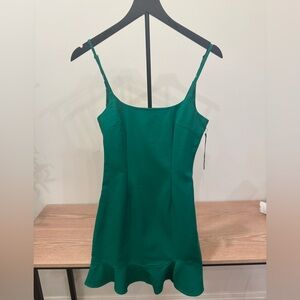 by the way. Vibrant Green Mini Dress